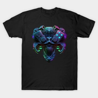 Gamer's Cybernetic Skull T-Shirt